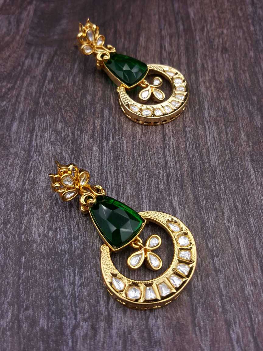 EARRING in VILANDI KUNDAN Style | Design - 20811
