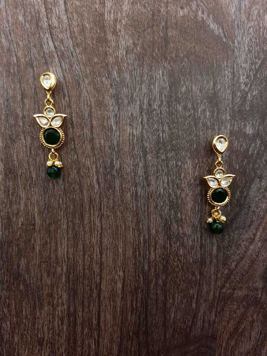 EARRING in VILANDI KUNDAN Style | Design - 20830