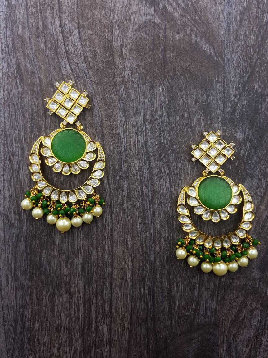 EARRING in VILANDI KUNDAN Style | Design - 20833