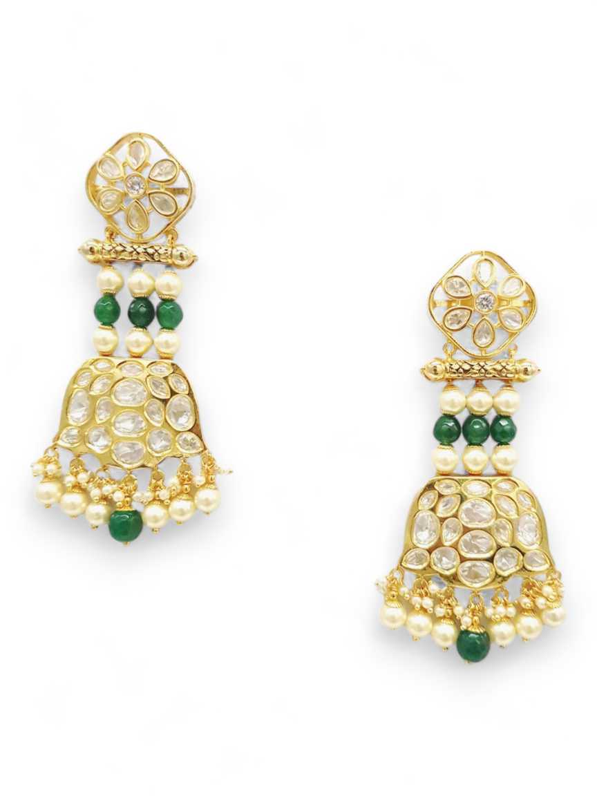 EARRING in VILANDI KUNDAN Style | Design - 21144