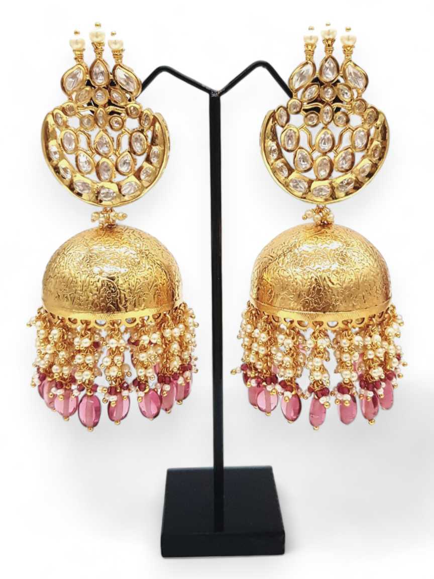 EARRING in VILANDI KUNDAN Style | Design - 21199