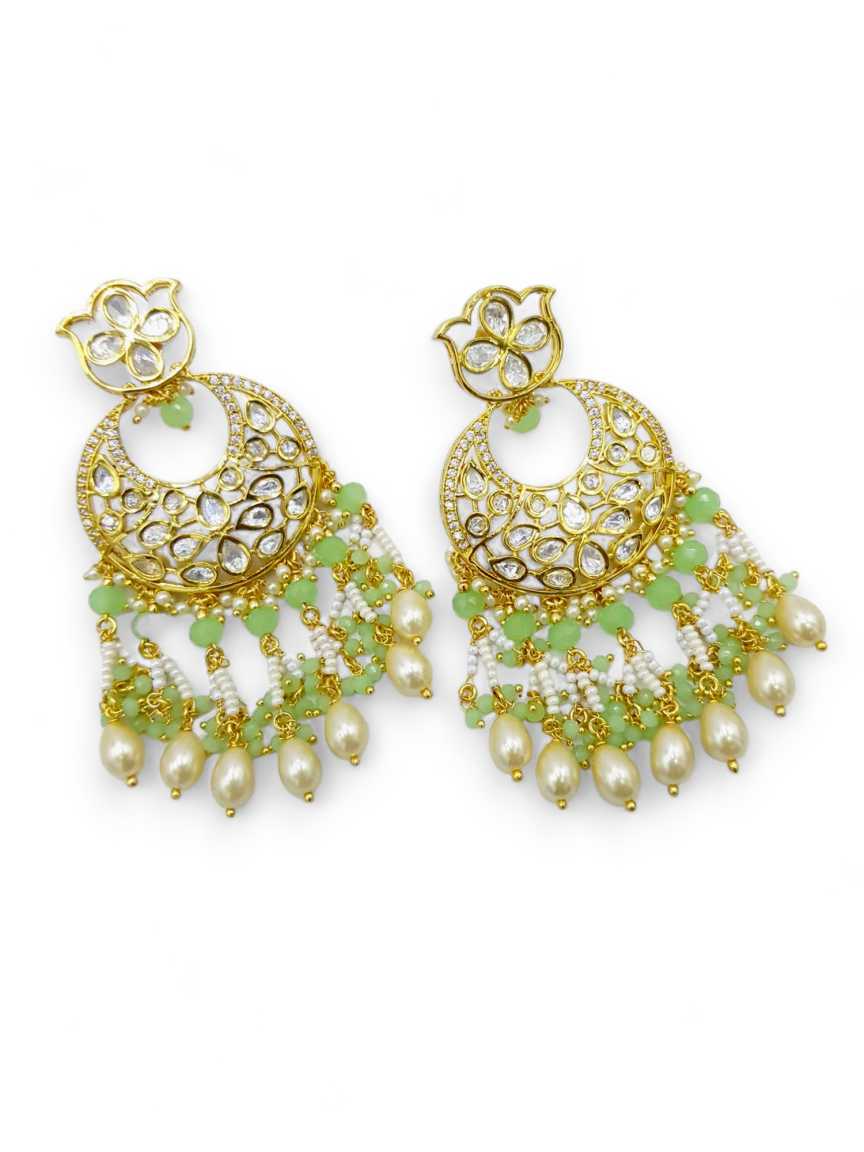 EARRING in VILANDI KUNDAN Style | Design - 21463