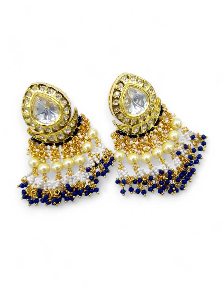 EARRING in VILANDI KUNDAN Style | Design - 21464