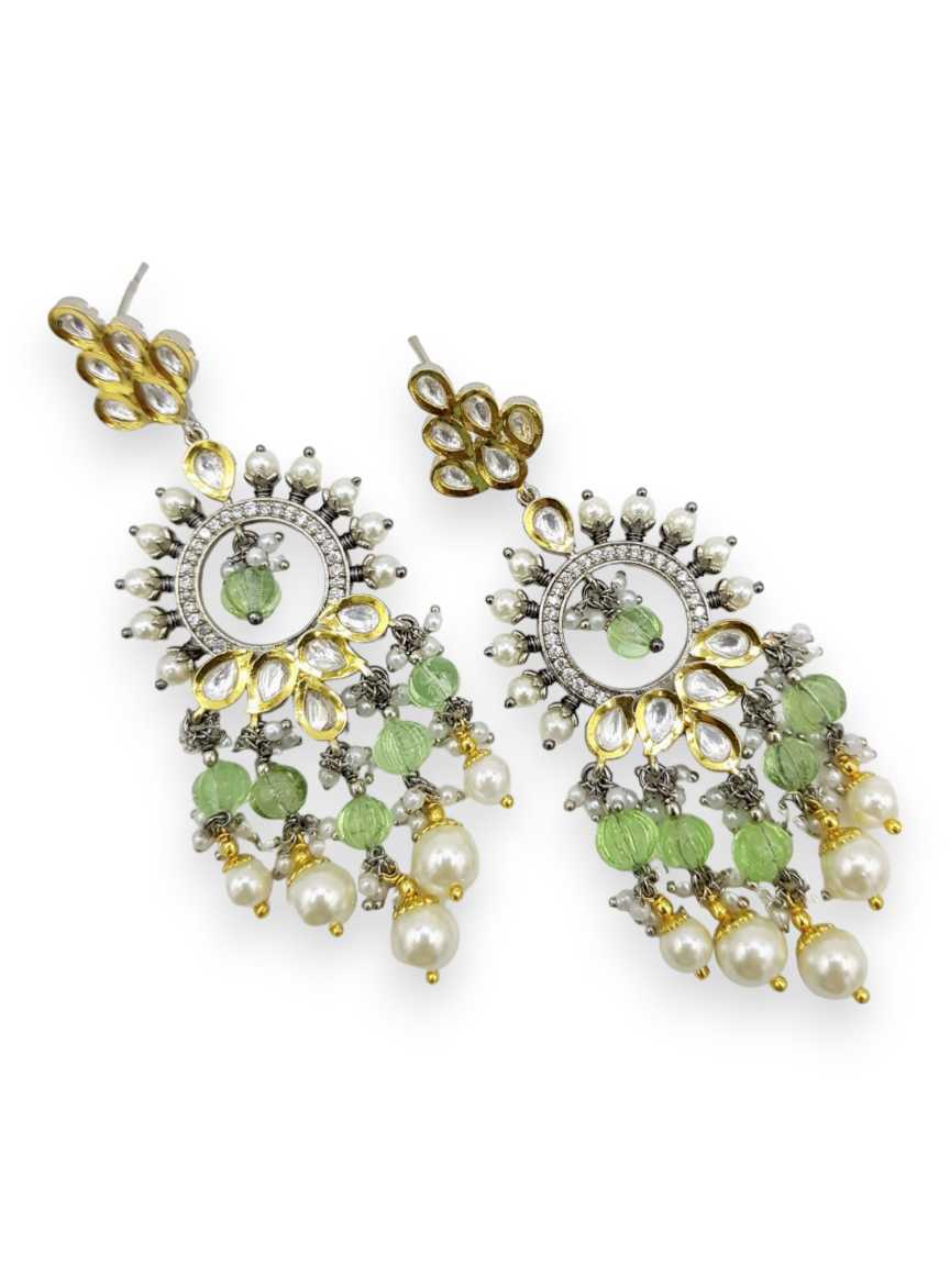 EARRING in VILANDI KUNDAN Style | Design - 21537