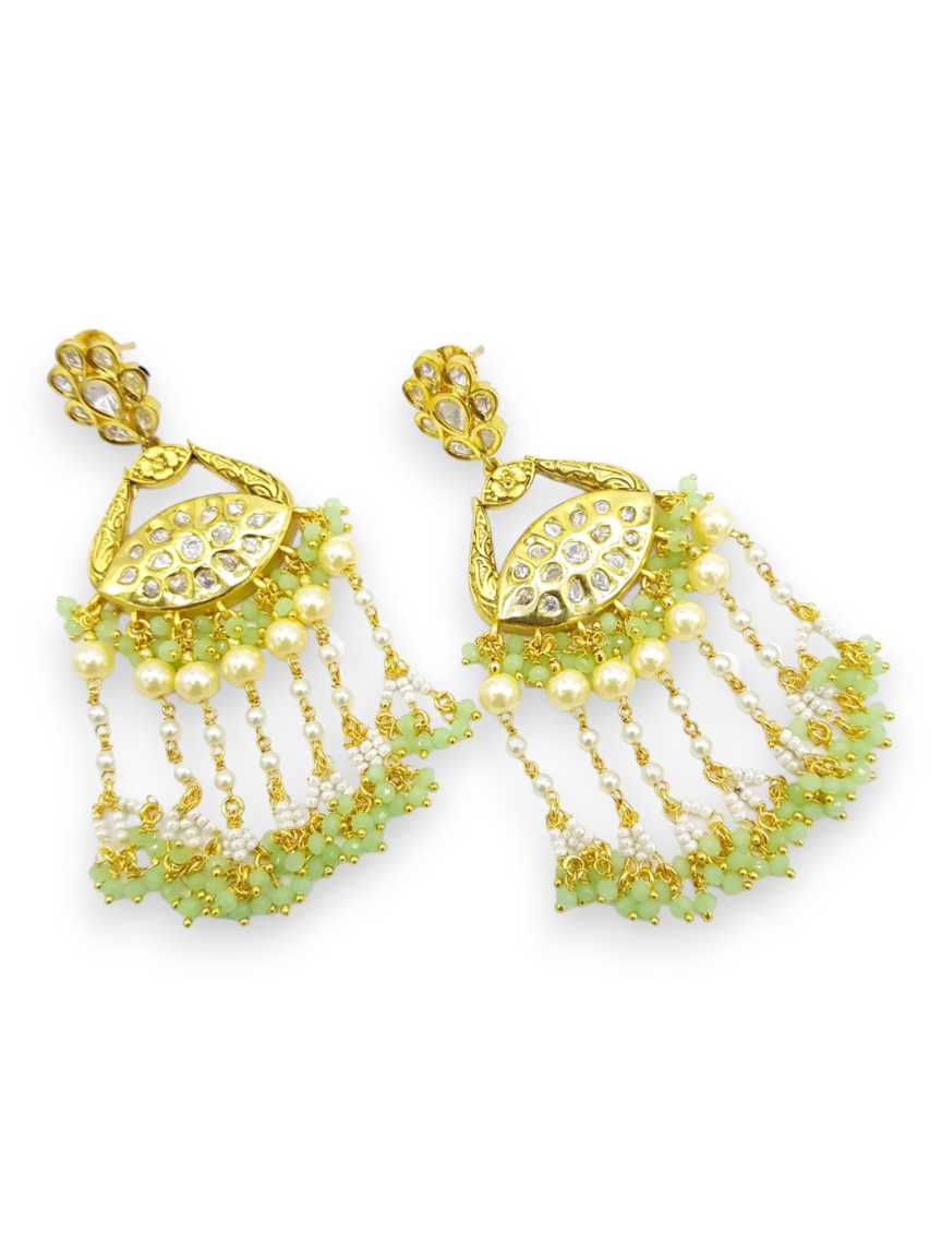 EARRING in VILANDI KUNDAN Style | Design - 21562