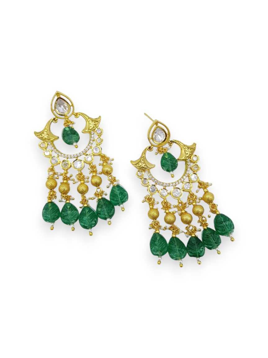 EARRING in VILANDI KUNDAN Style | Design - 21748