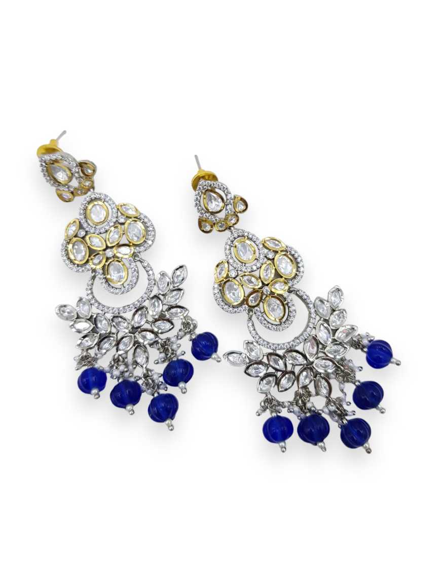 EARRING in VILANDI KUNDAN Style | Design - 21761