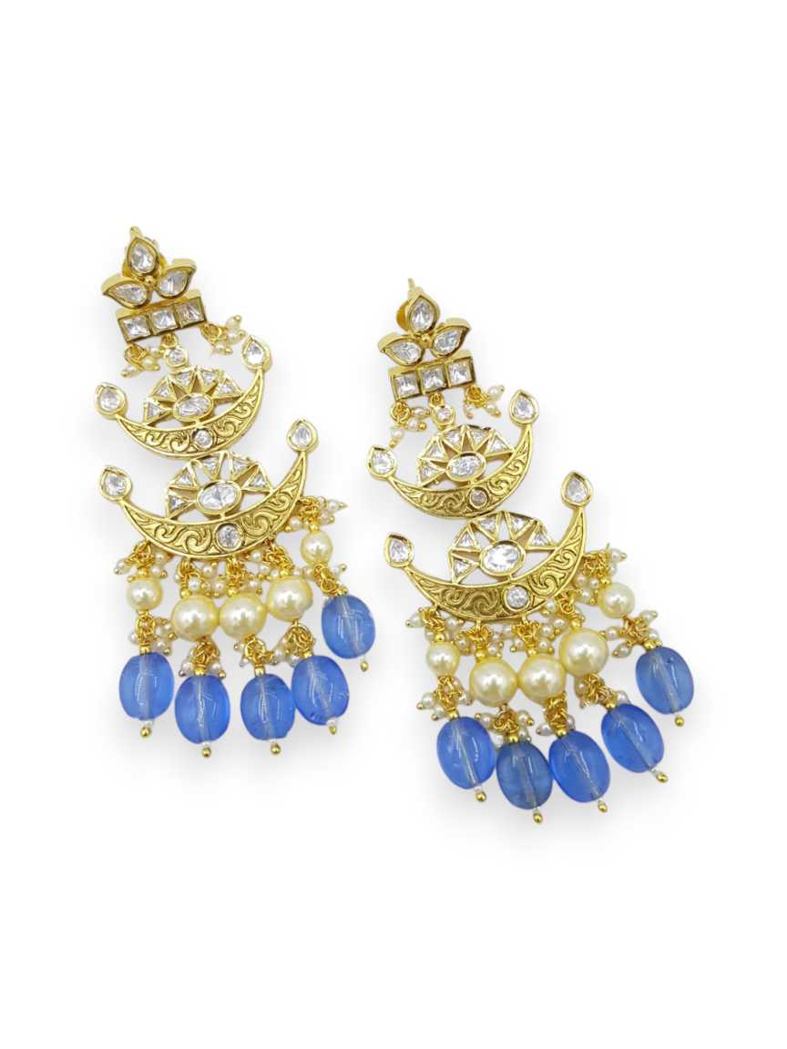 EARRING in VILANDI KUNDAN Style | Design - 21766