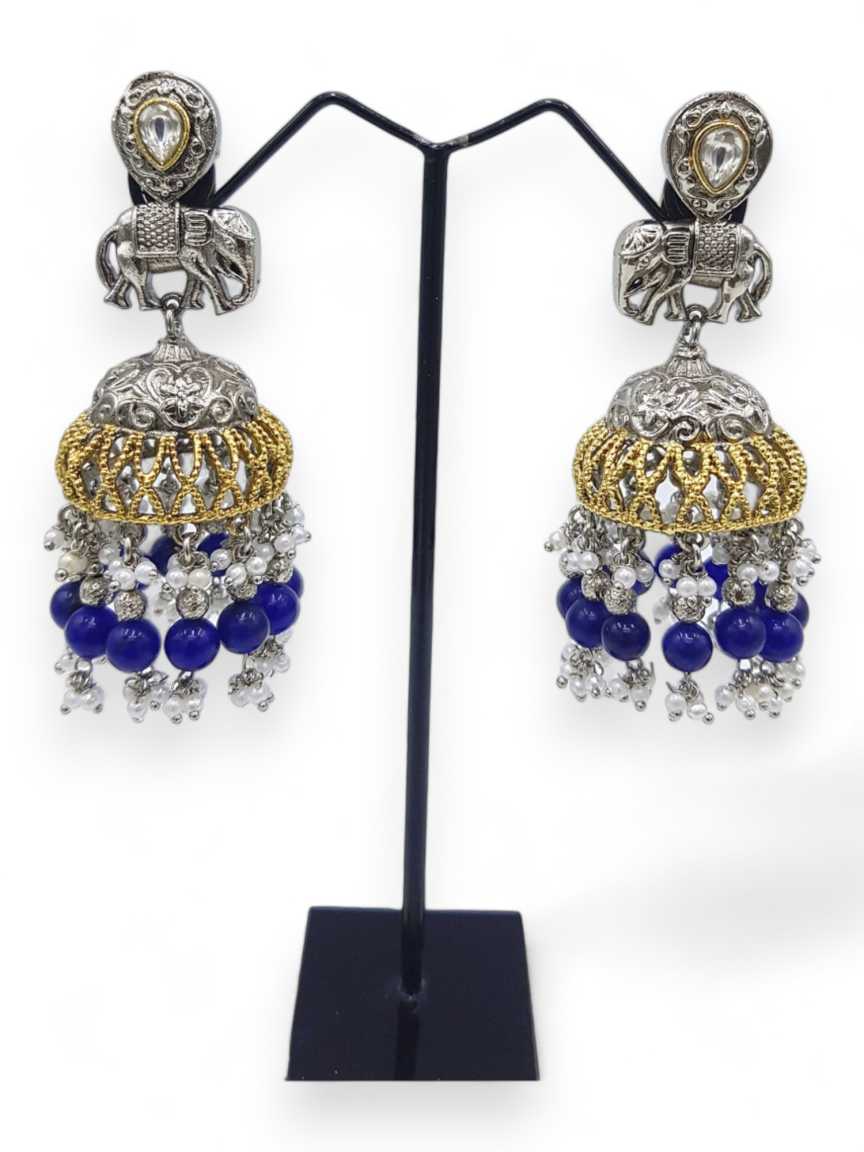 EARRING in VILANDI KUNDAN Style | Design - 21767