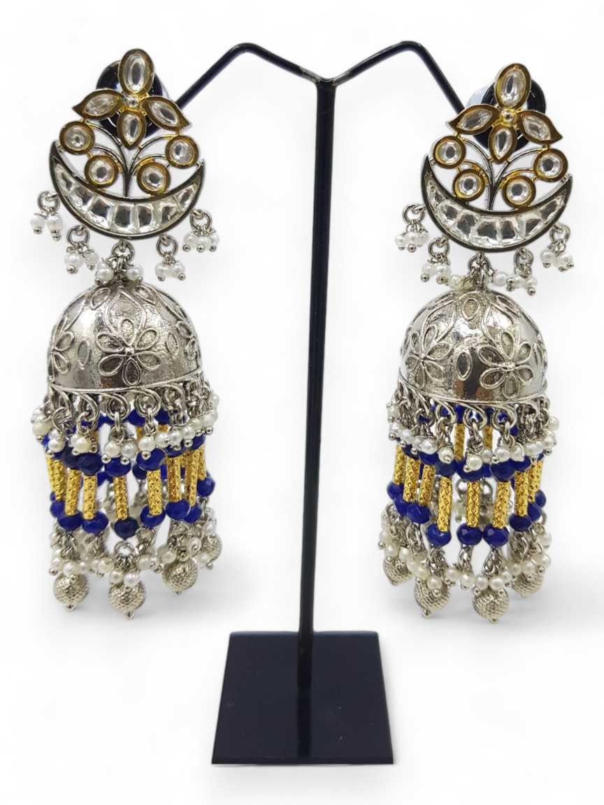 EARRING in VILANDI KUNDAN Style | Design - 21769