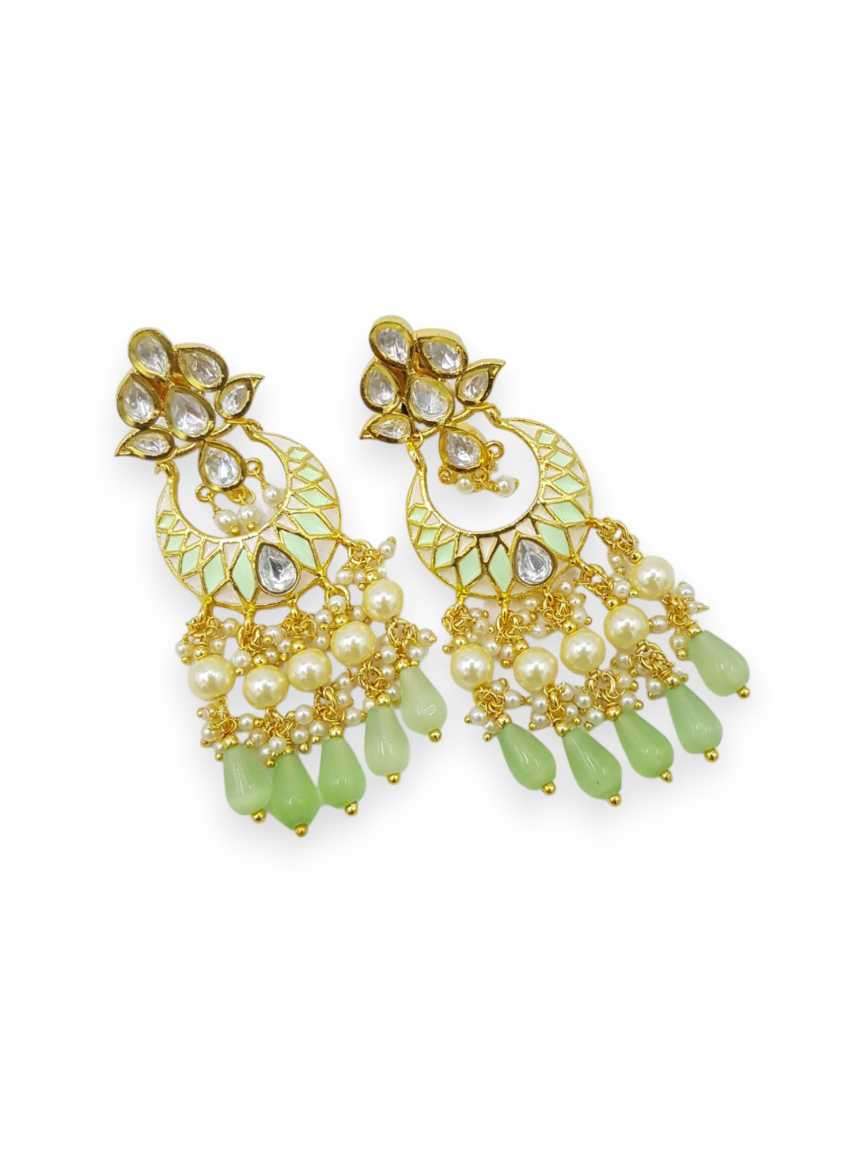 EARRING in VILANDI KUNDAN Style | Design - 21782