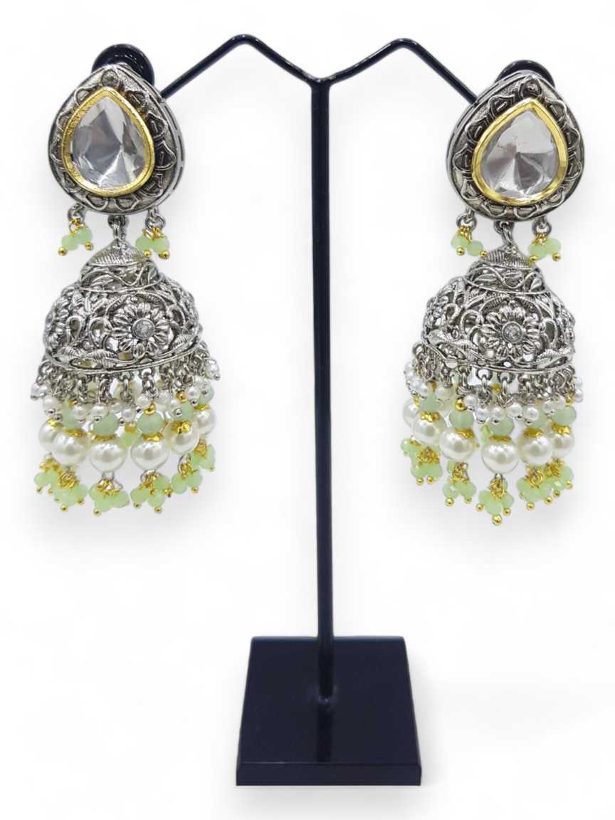 EARRING in VILANDI KUNDAN Style | Design - 21794