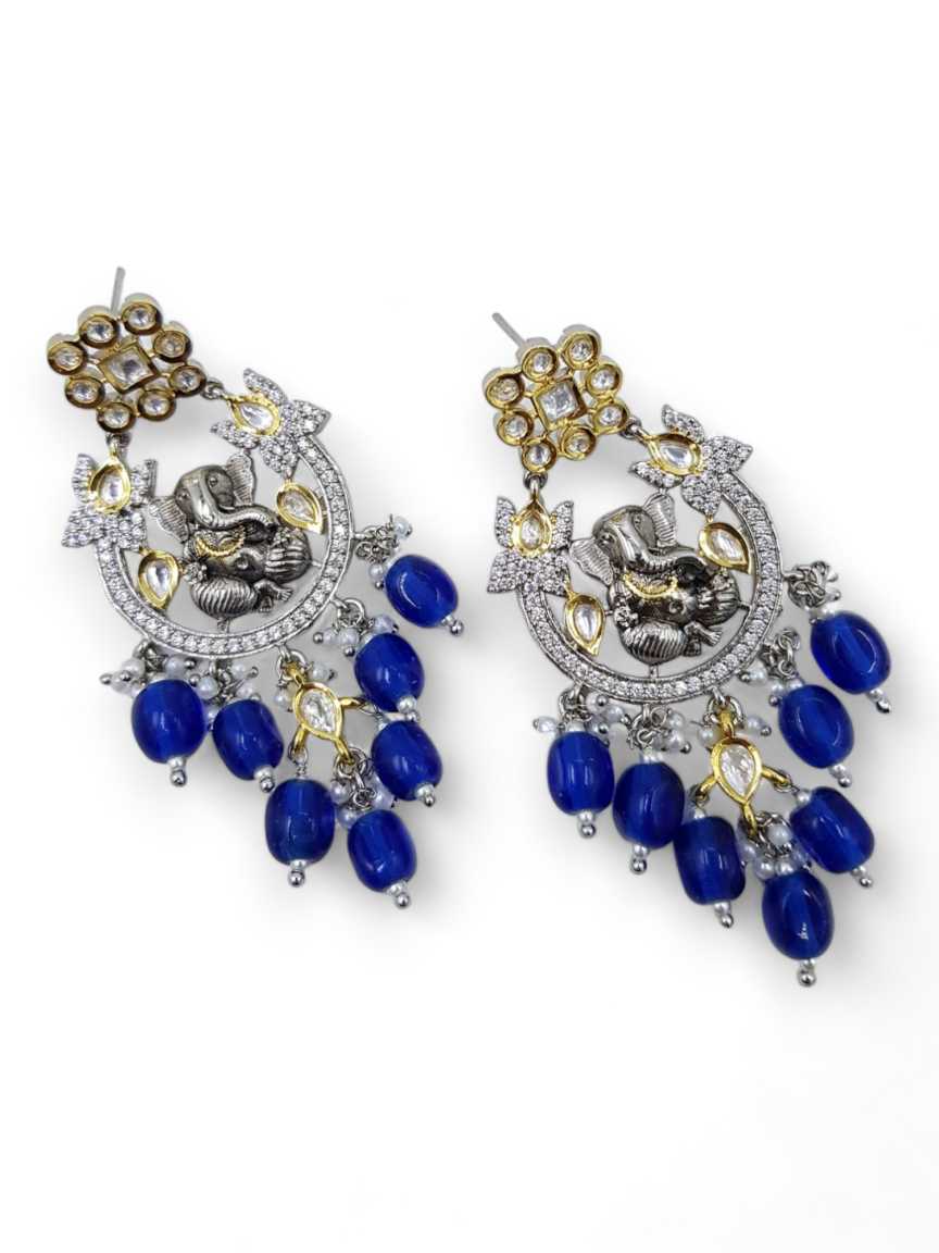 EARRING in VILANDI KUNDAN Style | Design - 21795
