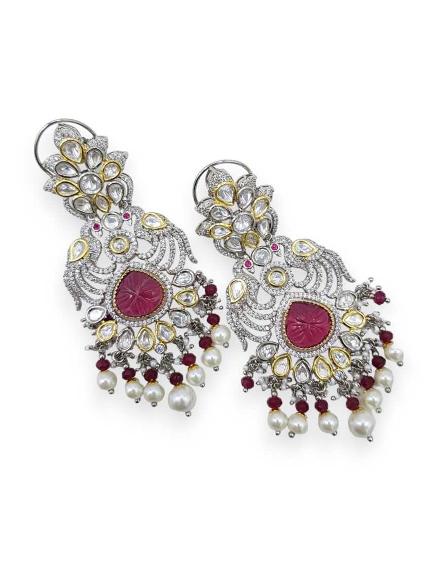 EARRING in VILANDI KUNDAN Style | Design - 21801