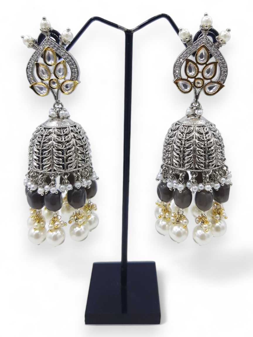 EARRING in VILANDI KUNDAN Style | Design - 21815