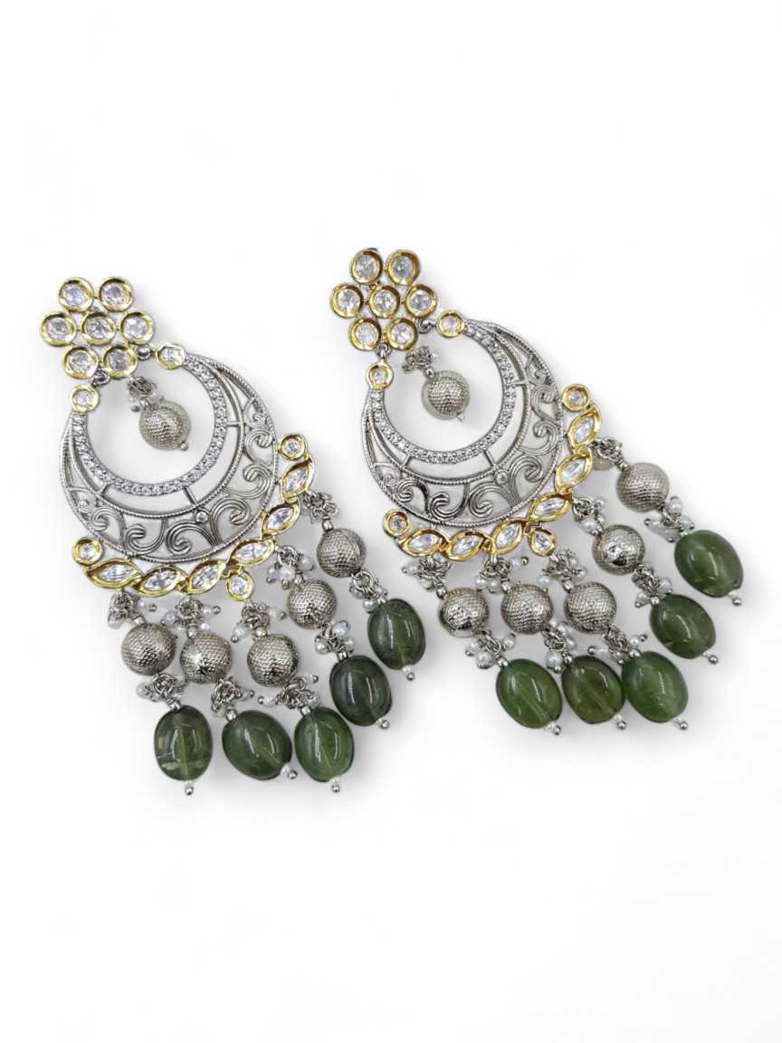 EARRING in VILANDI KUNDAN Style | Design - 21839