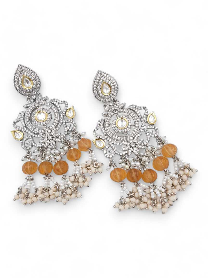 EARRING in VILANDI KUNDAN Style | Design - 21894