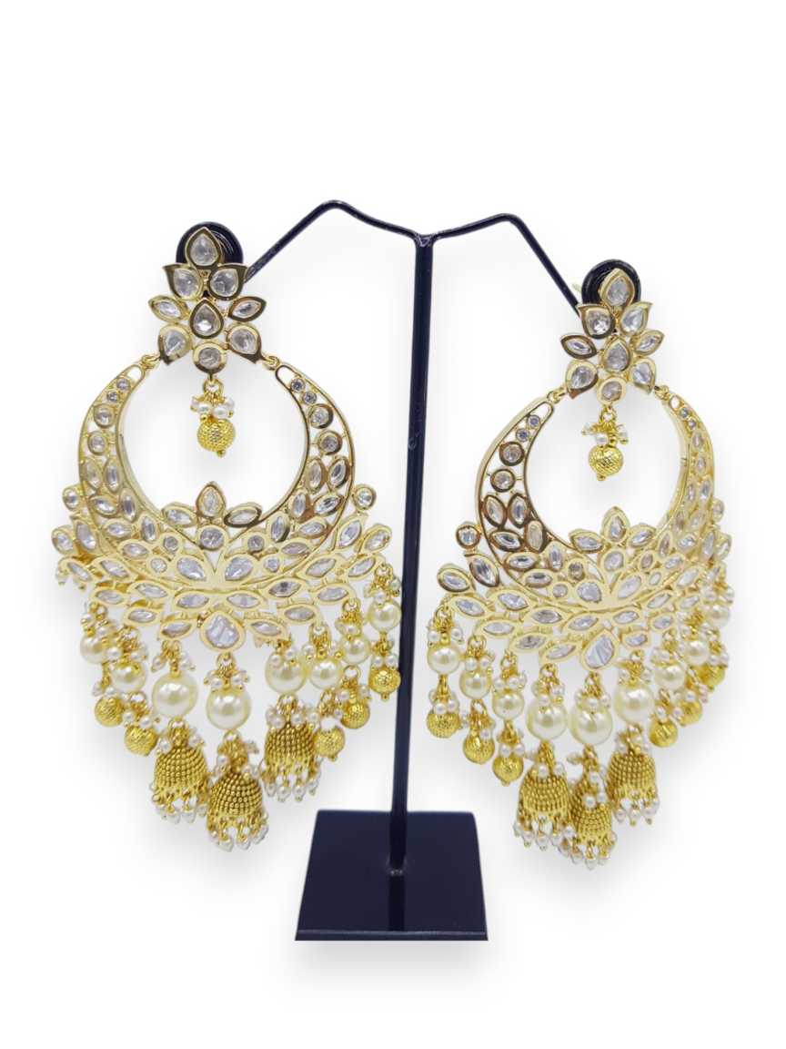 EARRING IN VILANDI KUNDAN STYLE | DESIGN - 21911
