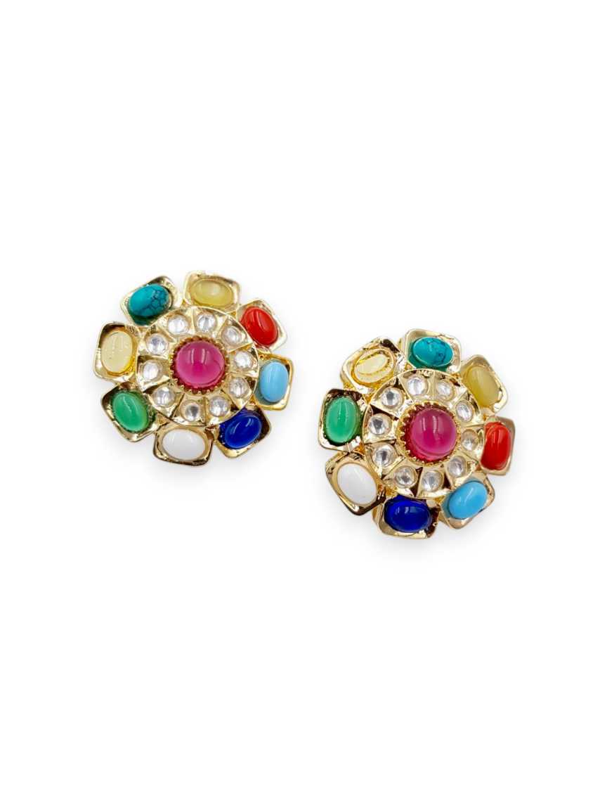 EARRING in VILANDI KUNDAN Style | Design - 21949
