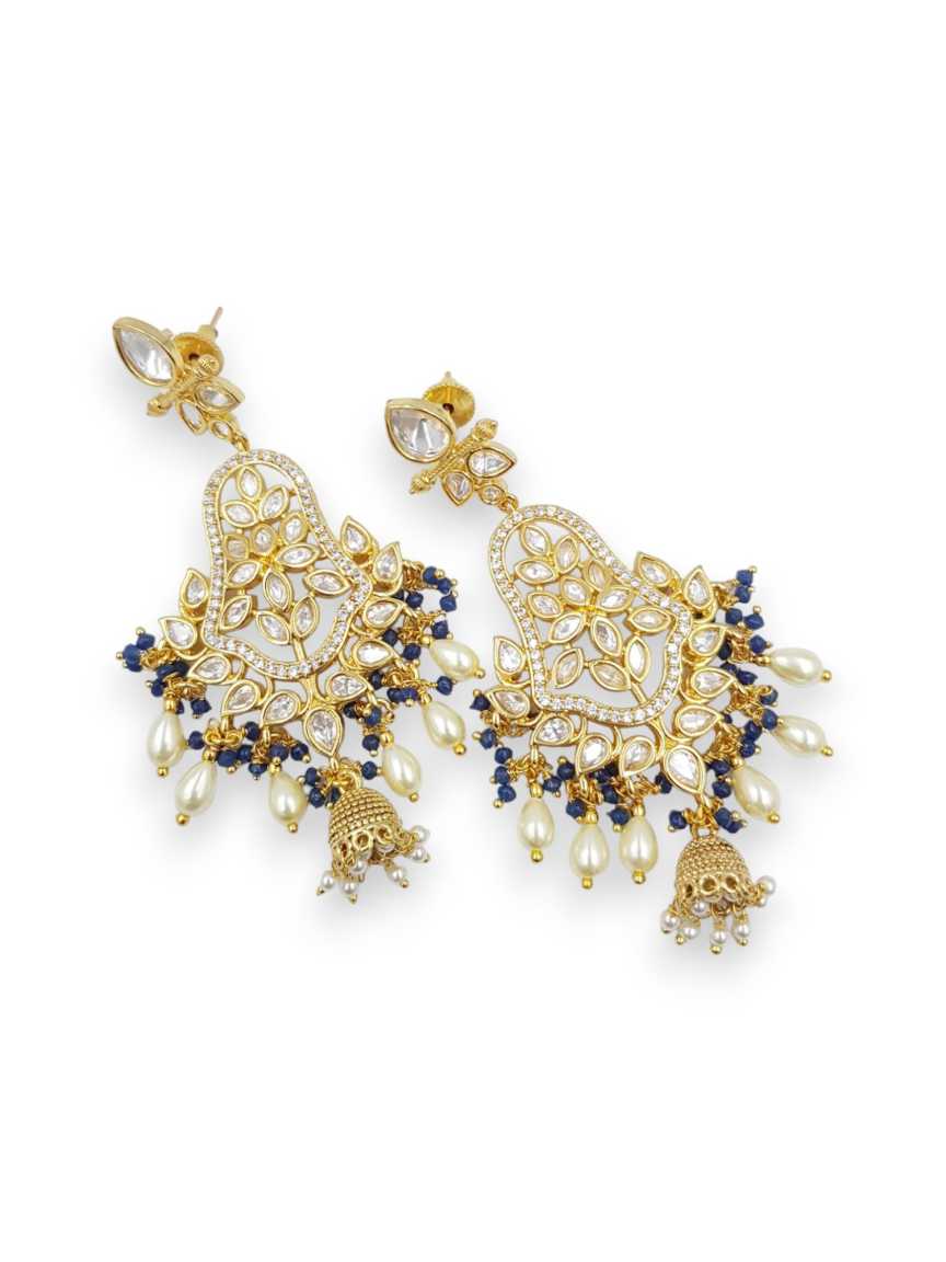 EARRING in VILANDI KUNDAN Style | Design - 22068