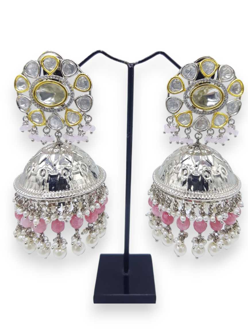 EARRING IN VILANDI KUNDAN STYLE | DESIGN - 22108