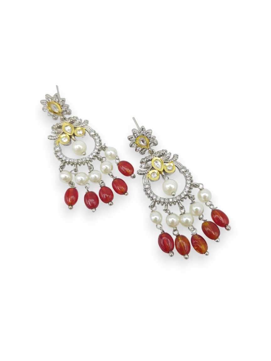 EARRING IN VILANDI KUNDAN STYLE | DESIGN - 22135