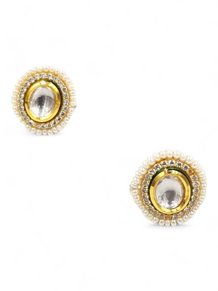 EARRING in VILANDI KUNDAN Style | Design - 22519