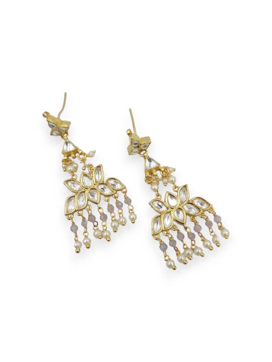 EARRING in VILANDI KUNDAN Style | Design - 22634