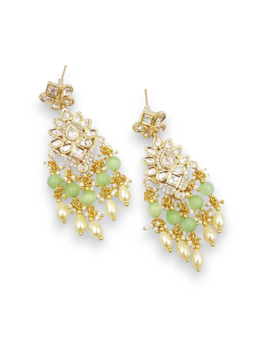 EARRING in VILANDI KUNDAN Style | Design - 22868