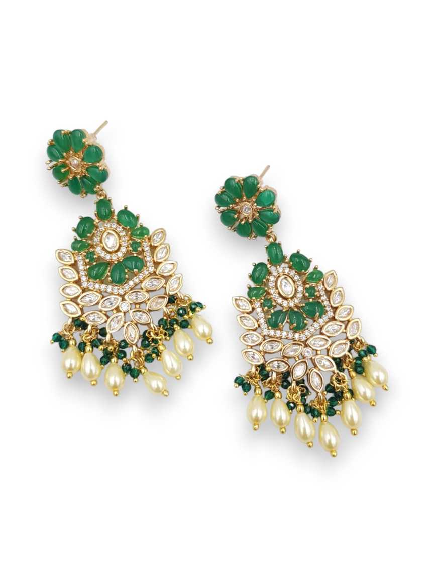 EARRING in VILANDI KUNDAN Style | Design - 22873