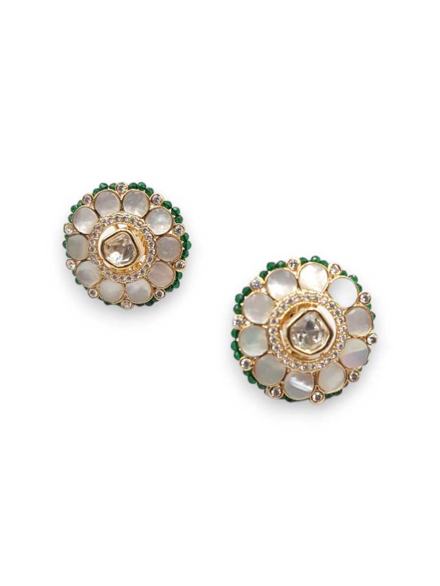 EARRING IN VILANDI KUNDAN STYLE | DESIGN - 22875