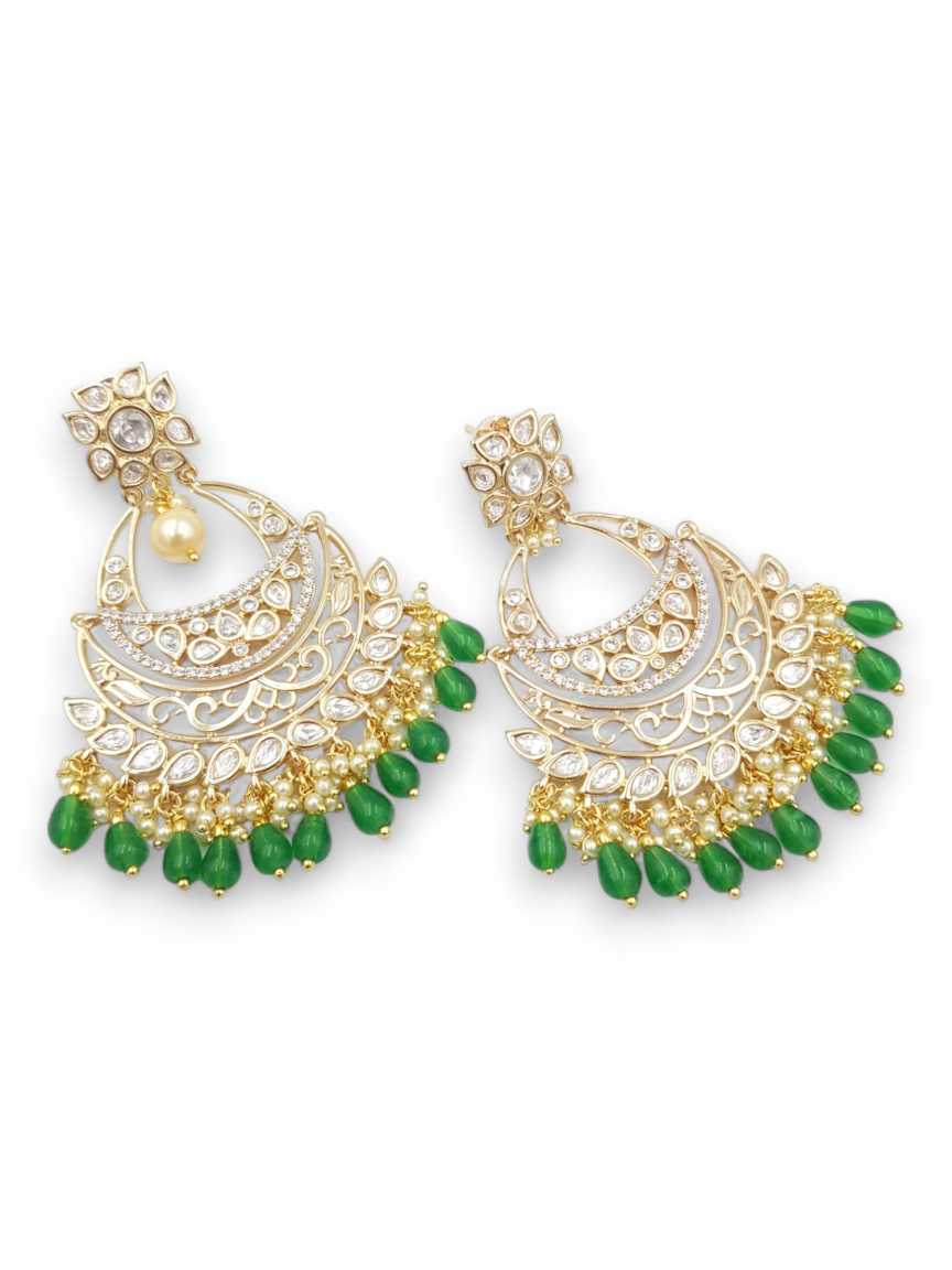 EARRING in VILANDI KUNDAN Style | Design - 22886