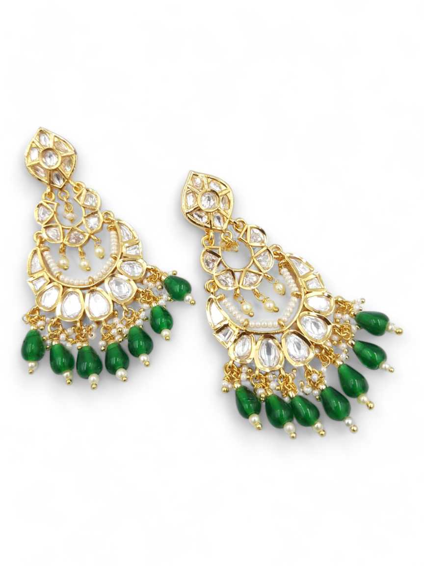 EARRING in VILANDI KUNDAN Style | Design - 22916