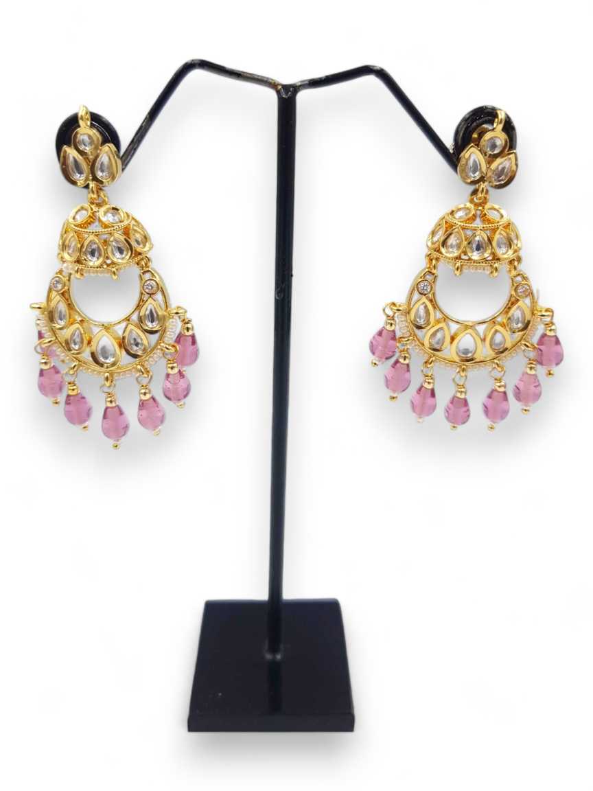 EARRING in VILANDI KUNDAN Style | Design - 22920