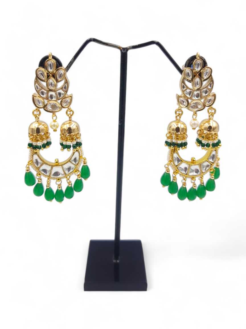 EARRING in VILANDI KUNDAN Style | Design - 22954