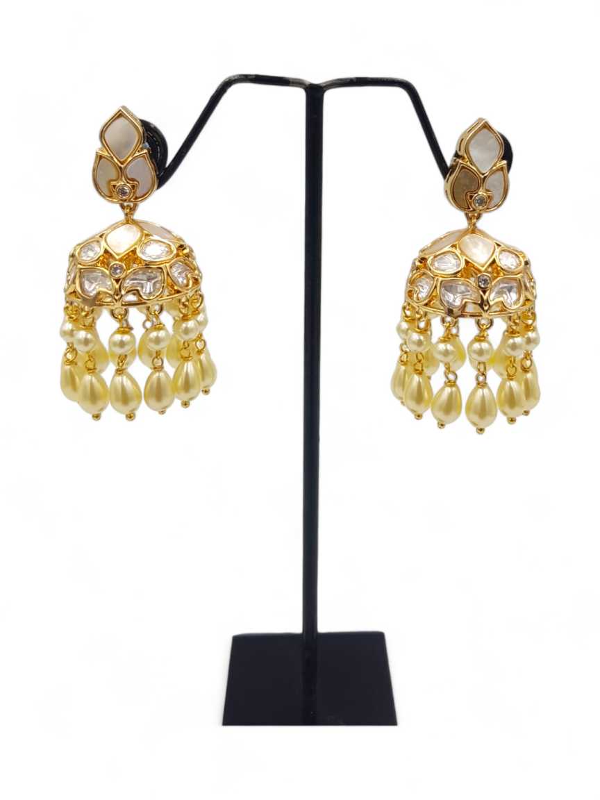 EARRING in VILANDI KUNDAN Style | Design - 22995