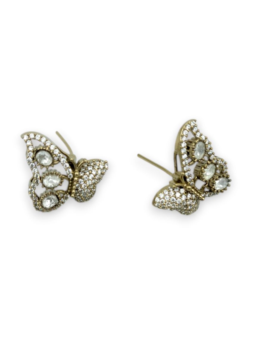 EARRING IN VILANDI KUNDAN STYLE | DESIGN - 24023