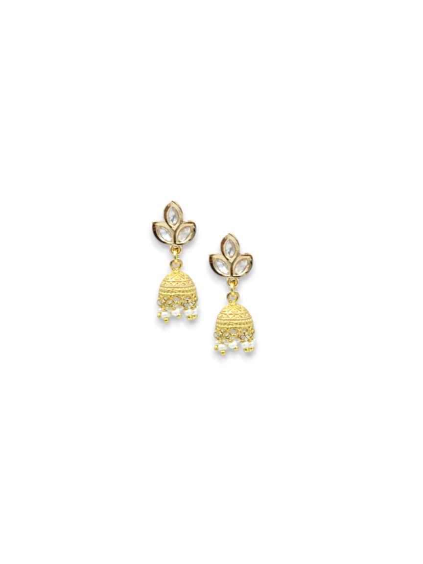 EARRING IN VILANDI KUNDAN STYLE | DESIGN - 24315
