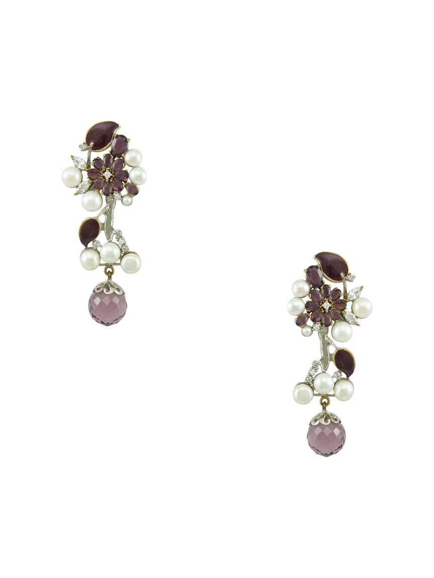 EARRING in ANTIQUE VICTORIAN Style | Design - 12365