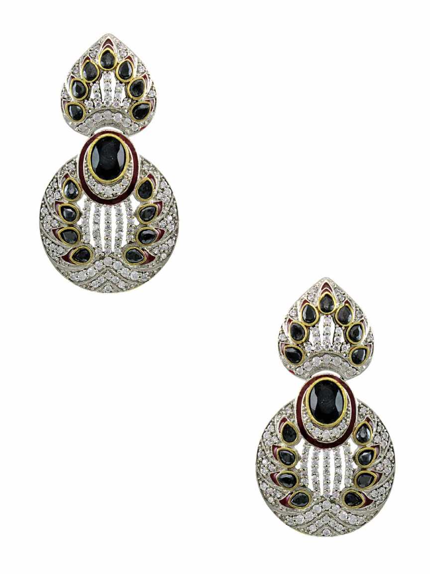 victorian-earring-ERVR12462RDBKVC