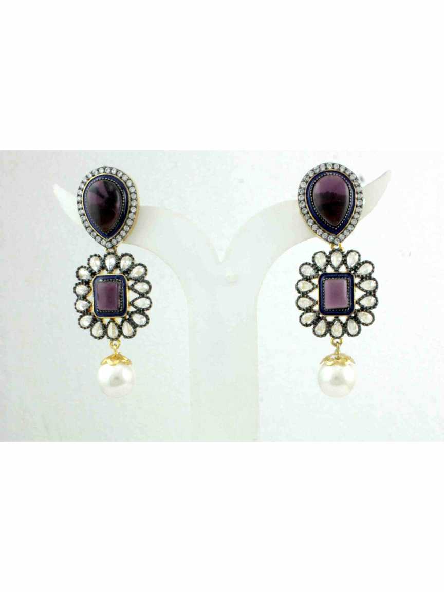 victorian-earring-ERVR12648PRPLBD