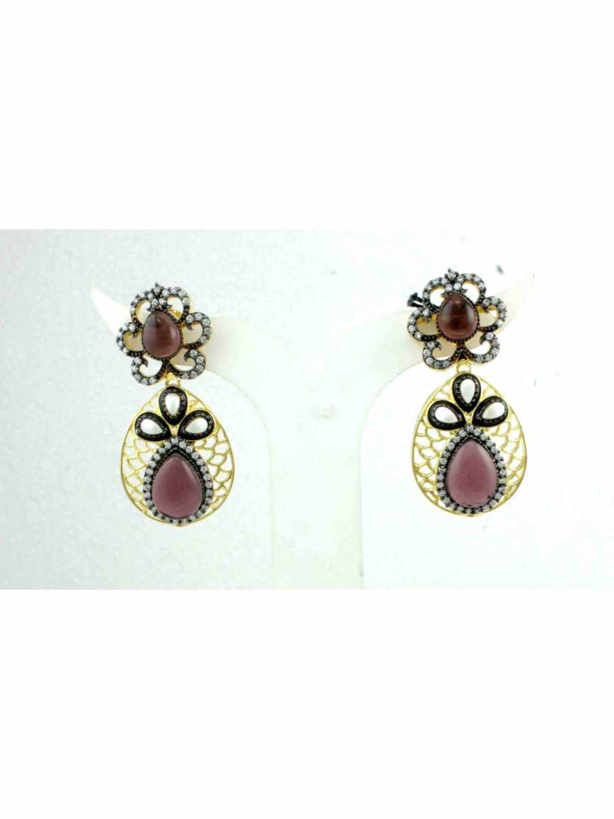 victorian-earring-ERVR12790PRPLBD
