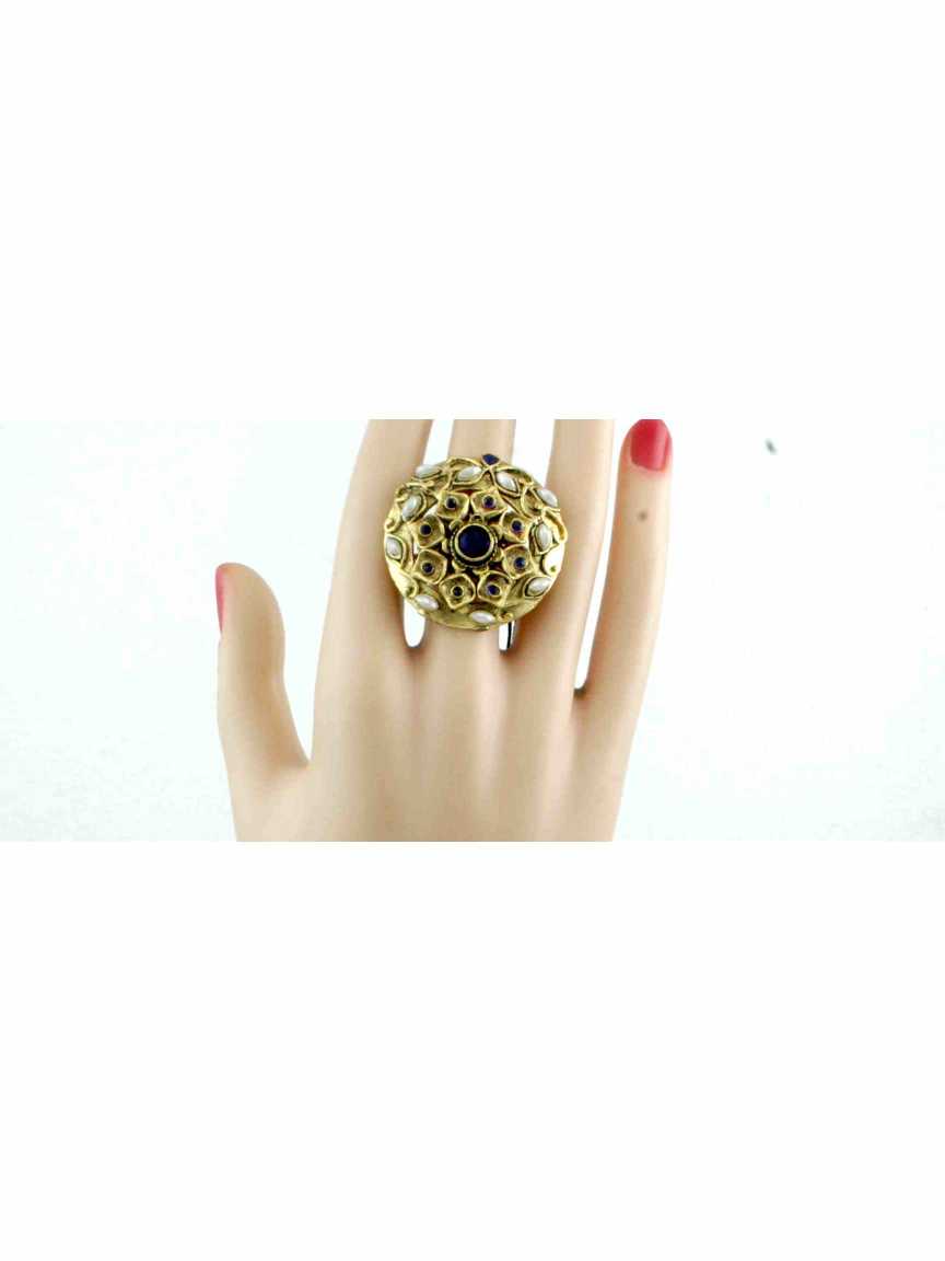 checkered_polki-finger_ring-FRCK13238BLPLHG
