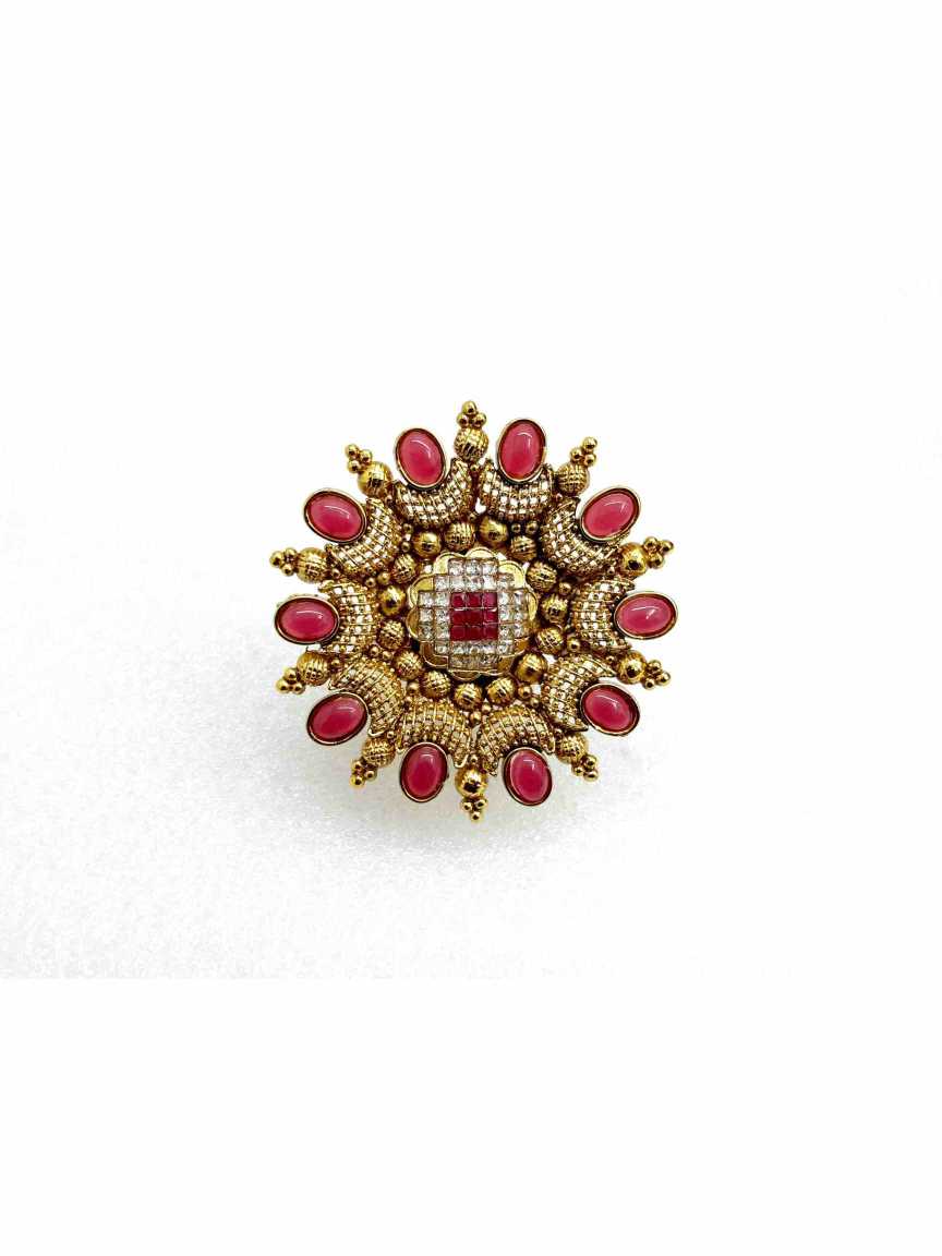 checkered_polki-finger_ring-FRCK13857RBHG