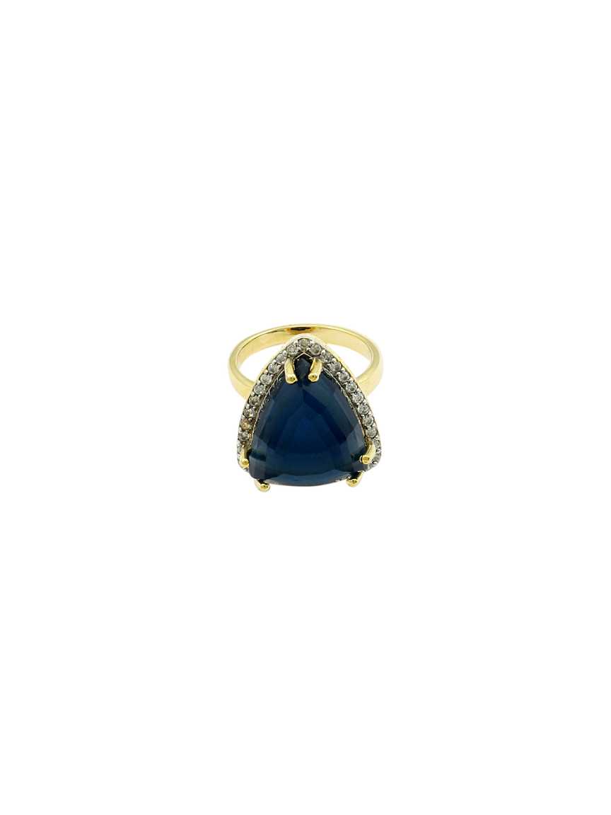 FINGER RING in CZ AD AMERICAN DIAMOND Style | Design - 15394