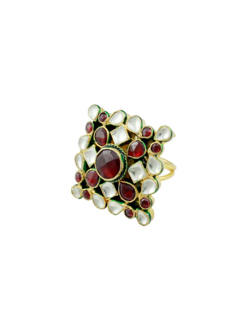 FINGER RING in JADAU KUNDAN Style | Design - 12993