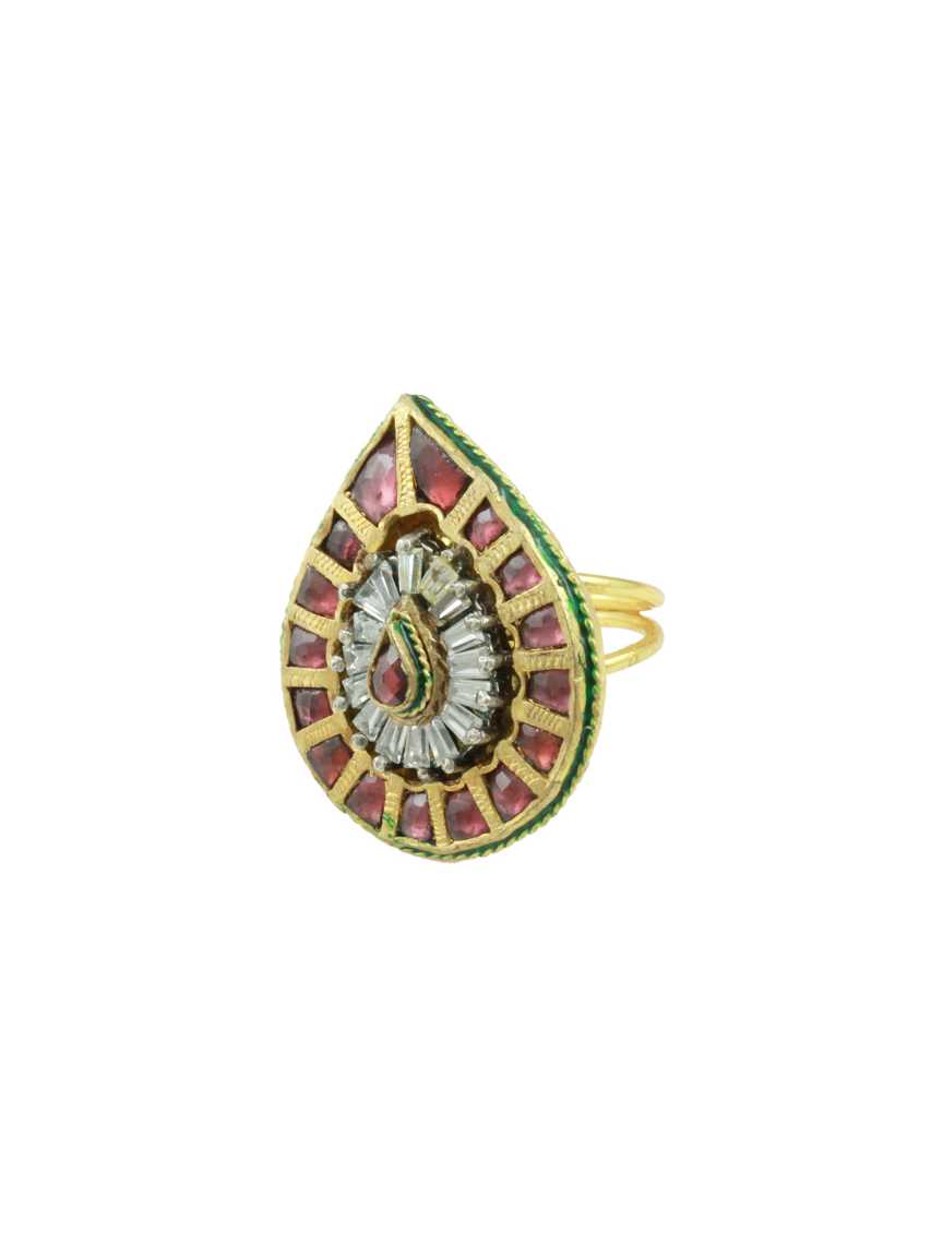 FINGER RING in JADAU KUNDAN Style | Design - 12994