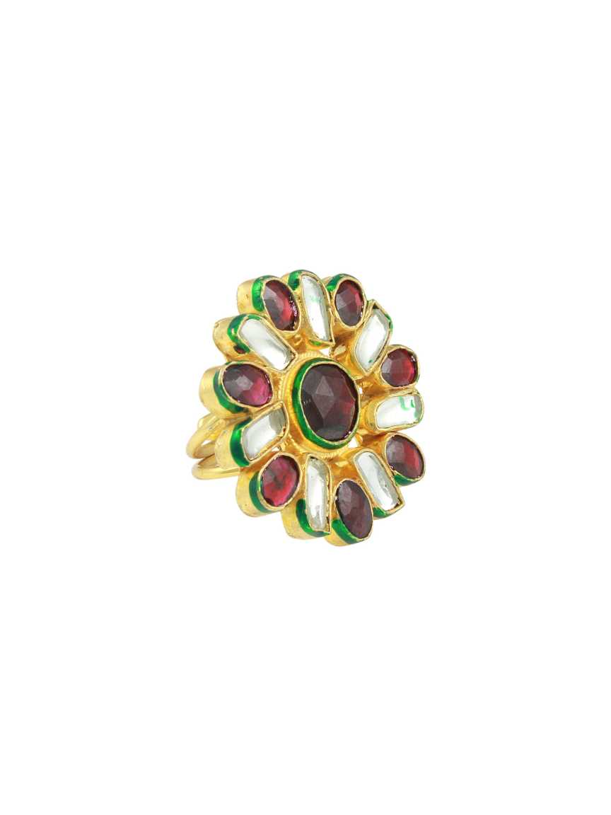 FINGER RING in JADAU KUNDAN Style | Design - 13003