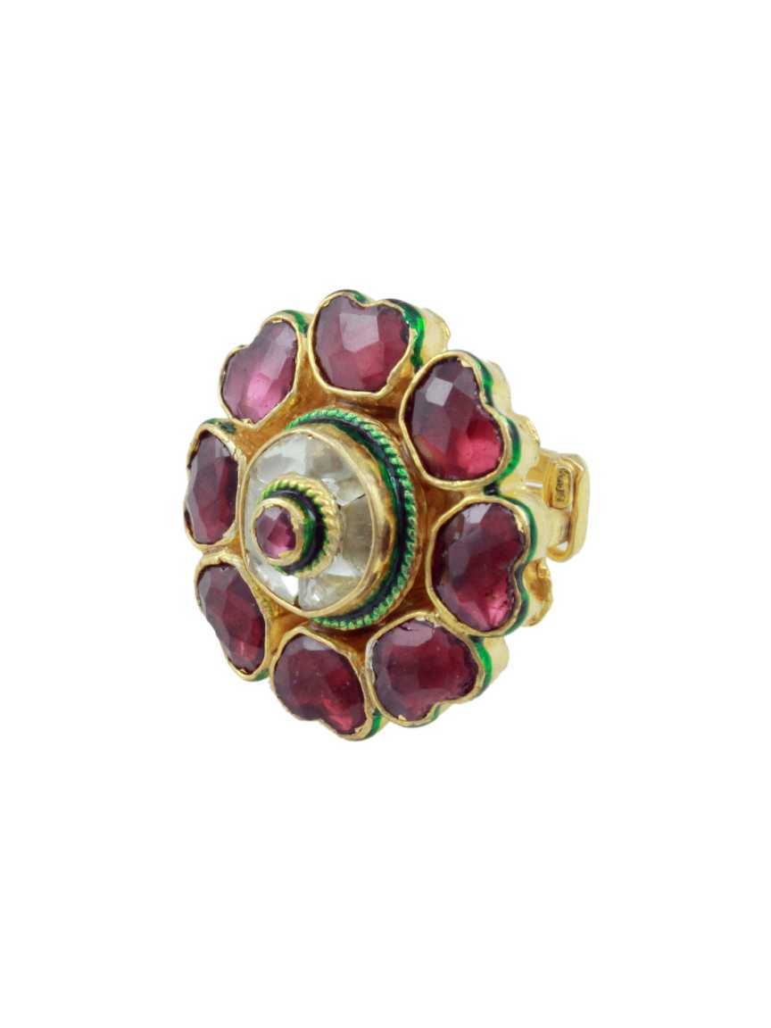 FINGER RING in JADAU KUNDAN Style | Design - 13006