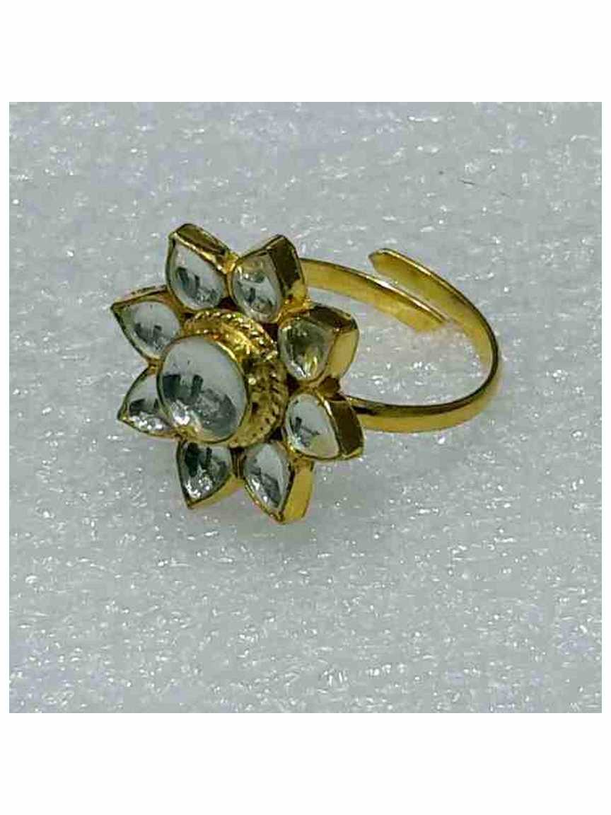 FINGER RING in JADAU KUNDAN Style | Design - 15793